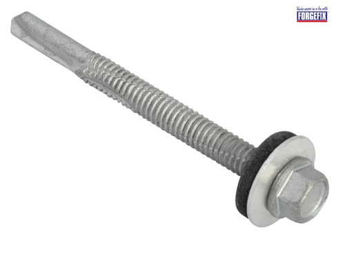 ForgeFix - TechFast Hex Head Roofing Screw Self-Drill Heavy Section 5.5 x 60mm Pack 50