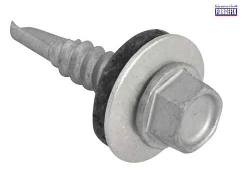 ForgeFix - TechFast Hex Head Roofing Screw Self-Drill Light Section 5.5 x 25mm Pack 100