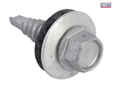 ForgeFix - TechFast Hex Head Stitching Screw Self-Drill 6.3 x 22mm Pack 100
