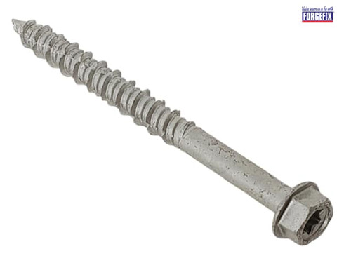 ForgeFix - TechFast Masonry Screw TORX® Compatible Hex 6.3 x 82mm (Box 100)