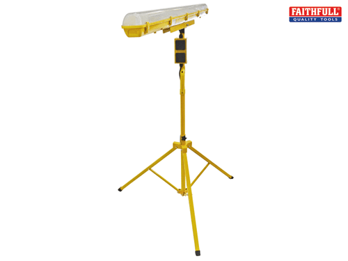 Faithfull Power Plus - LED Plasterer's Tripod Light 5ft 4050 Lumens 240V