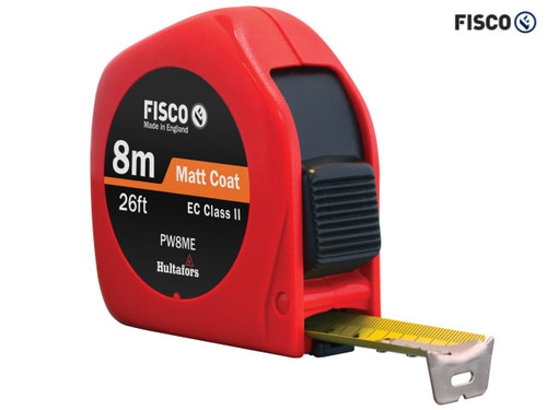 Fisco - PW8ME Pro Flex Pocket Tape 8m/26ft (Width 25mm)