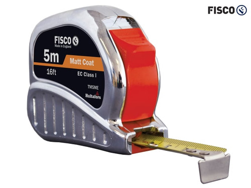 Fisco - TMC5ME Chrome Tri-Matic Tape 5m/16ft (Width 19mm)