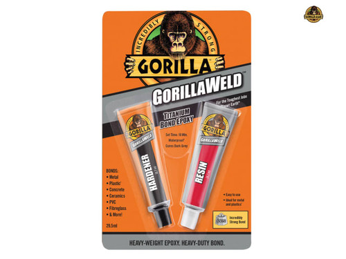 Gorilla Glue - Gorilla Weld Steel Bond 2-Part Epoxy 2 x 14ml