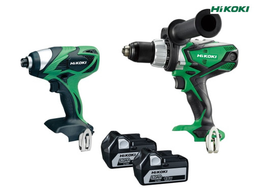HiKOKI - KC18DKL Combi & Impact Twin Pack 18V 2 x 5.0Ah Li-ion