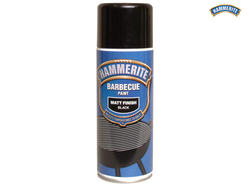 Hammerite - BBQ Paint Aerosol Black Matt 400ml