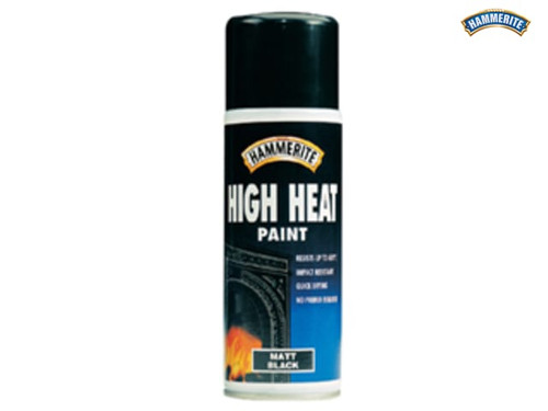 Hammerite - High Heat Paint Aerosol Black 400ml