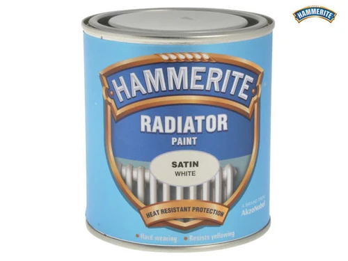 Hammerite - Radiator Paint Satin White 500ml