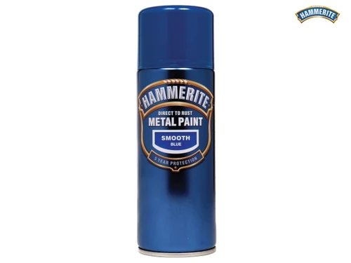Hammerite - Direct to Rust Smooth Finish Aerosol Blue 400ml