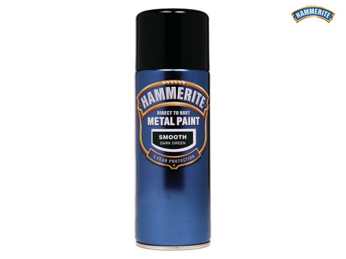 Hammerite - Direct to Rust Smooth Finish Aerosol Dark Green 400ml
