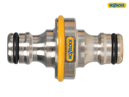 Hozelock - 2044 Pro Metal Double Male Connector 12.5mm (1/2in)
