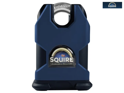 Henry Squire - SS50CP5 Stronghold Solid Steel & Brass Padlock 50mm Closed Shackle CEN3