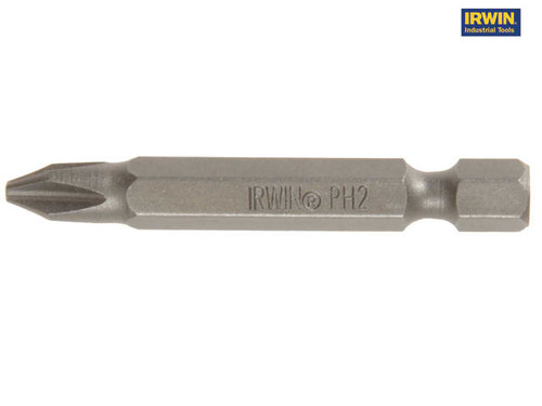 IRWIN - Power Screwdriver Bits Phillips PH2 50mm Pack of 2