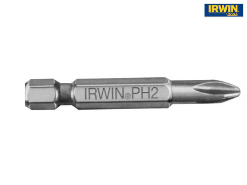 IRWIN - Power Screwdriver Bits Pozi PZ2 50mm Pack of 2