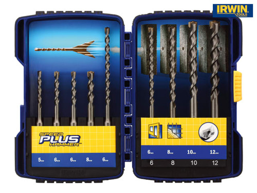 IRWIN - Speedhammer Plus Drill Bit Set 9 Piece 5-12mm
