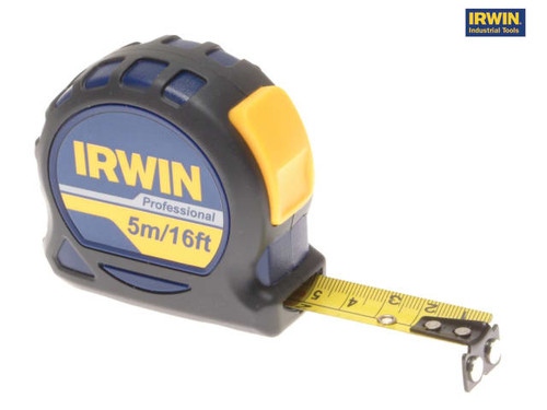IRWIN - Professional Pocket Tape 5m/16ft (Width 19mm) Carded