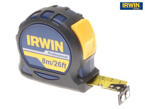 IRWIN - Professional Pocket Tape 8m/26ft (Width 25mm) Carded