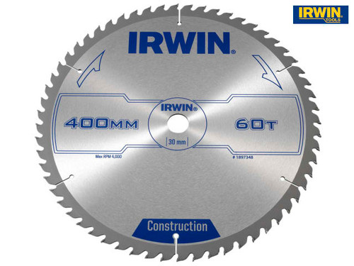 IRWIN - General Purpose Table & Mitre Saw Blade 400 x 30mm x 60T ATB