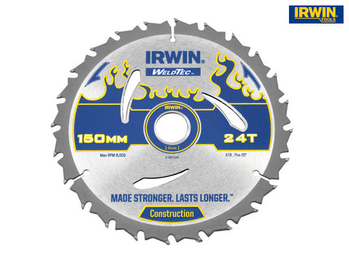 IRWIN - Weldtec Circular Saw Blade 150 x 20mm x 24T ATB