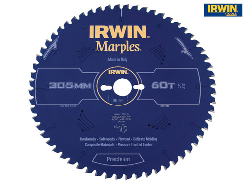 IRWIN - Marples Mitre Circular Saw Blade 305 x 30mm x 60T ATB/Neg