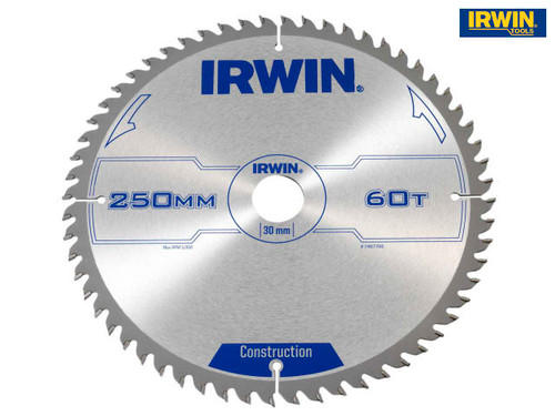 IRWIN - General Purpose Table & Mitre Saw Blade 250 x 30mm x 60T ATB