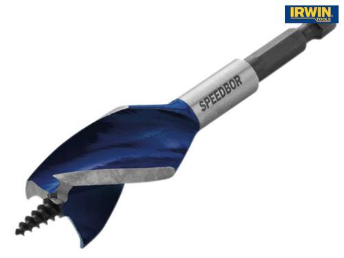 IRWIN - 6X Blue Groove Stubby Wood Bit 14 x 100mm