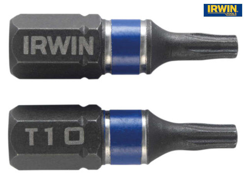 IRWIN - Impact Screwdriver Bits TORX T10 25mm Pack of 2