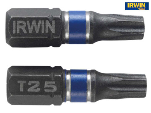 IRWIN - Impact Screwdriver Bits TORX T25 25mm Pack of 2