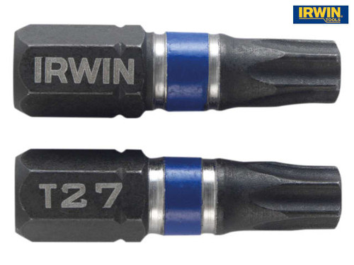 IRWIN - Impact Screwdriver Bits TORX T27 25mm Pack of 2