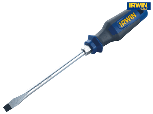 IRWIN - Pro Comfort Screwdriver Flared Slotted Tip 8mm x 150mm