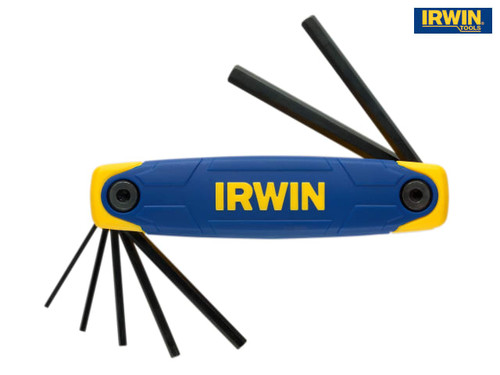 IRWIN - Hex Key Folding Set of 7 Metric (2.0 - 8.0mm)