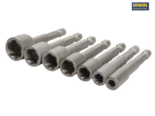 IRWIN - T394100 Power Grip Screw Extractor Set  7 Piece