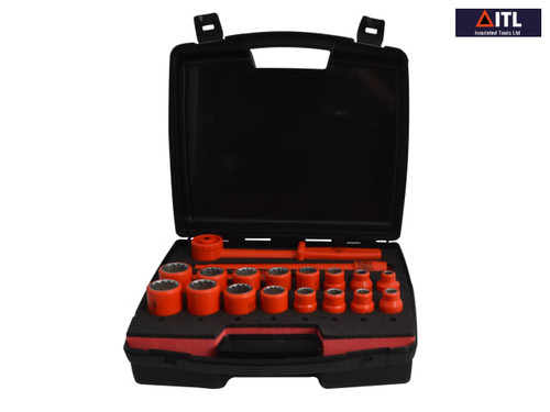 ITL Insulated - Insulated Socket Set of 19 1/2in Drive