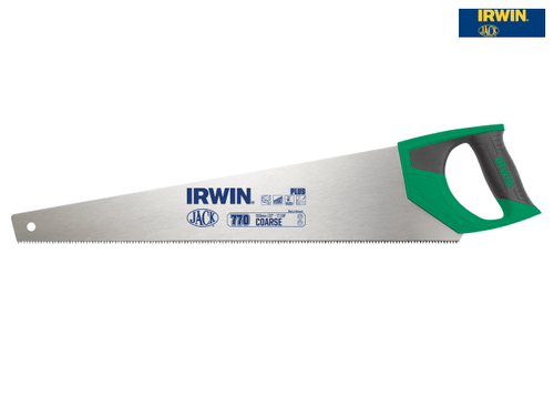 IRWIN Jack - 770UHP Coarse Hardpoint Handsaw Soft-Grip 550mm (22in) 7tpi