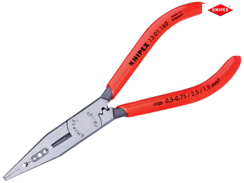 Knipex - 4-in-1 Electricians Pliers PVC Grip 160mm (6.1/4in)