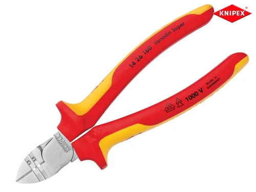 Knipex - VDE Diagonal Insulation Stripper & Side Cutter 160mm