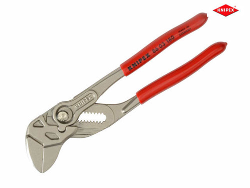 Knipex - Plier Wrench PVC Grip 180mm - 35mm Capacity