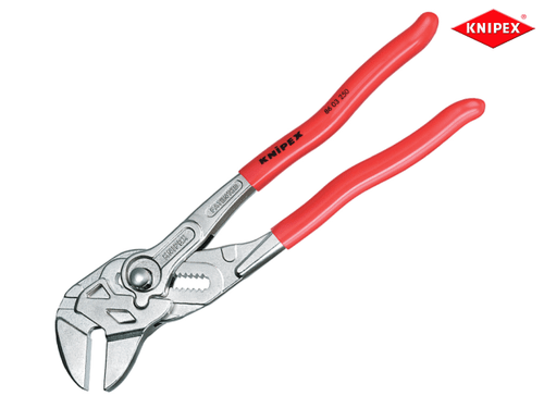 Knipex - Plier Wrench PVC Grip 250mm - 46mm Capacity
