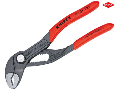Knipex - Cobra® Waterpump Pliers PVC Grip 125mm - 27mm Capacity