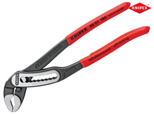 Knipex - Alligator® Waterpump Pliers PVC Grip 180mm - 42mm Capacity
