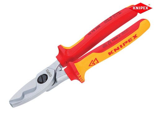 Knipex - VDE Cable Shears with Twin Cutting Edge 200mm
