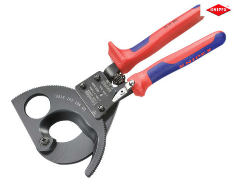Knipex - Cable Shears Ratchet Action Multi-Component Grip 280mm (11in)