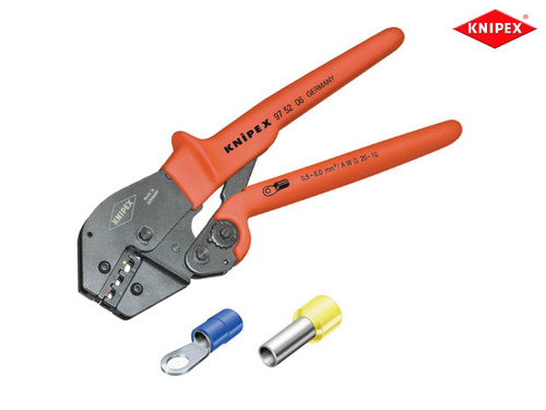 Knipex - Crimping Lever Pliers For Insulated Terminals & Plug Connectors 250mm