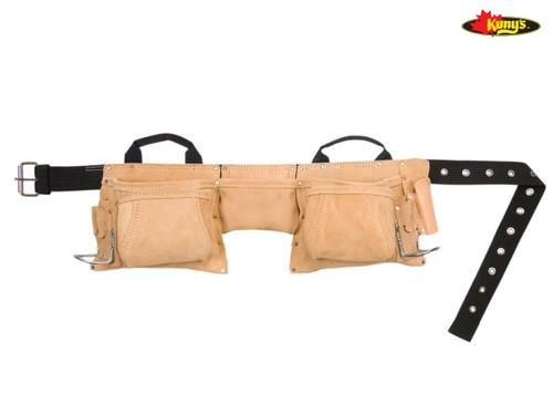 Kuny's - AP-527X Heavy-Duty Leather Work Apron 12 Pocket