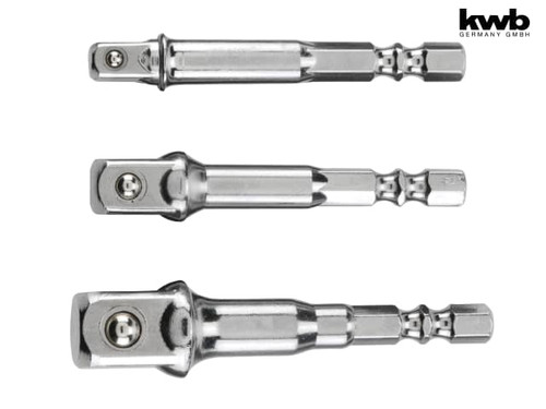 KWB - Adaptor Set for Sockets 3 Piece