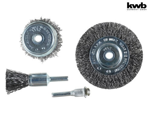 KWB - Wire Brush Set 4 Piece