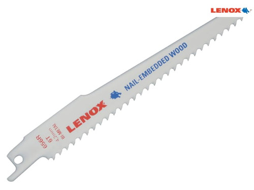 LENOX - 20572-656R Wood Cutting Reciprocating Saw Blades 150mm 6 TPI (Pack 5)