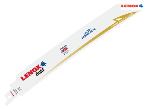 LENOX - 9118GR Gold® Extreme Reciprocating Saw Blades 230mm 18 TPI (Pack 5)