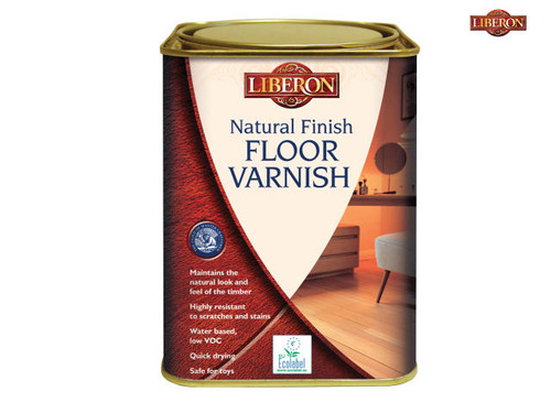 Liberon - Natural Finish Floor Varnish Clear Satin 1 Litre