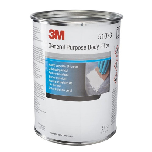 3M General Purpose Body Filler 3lt Can - M51073